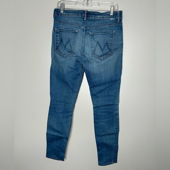 MOTHER High Waisted Looker Jeans in High Heels to Tractor Wheels - Picture 3 of 6